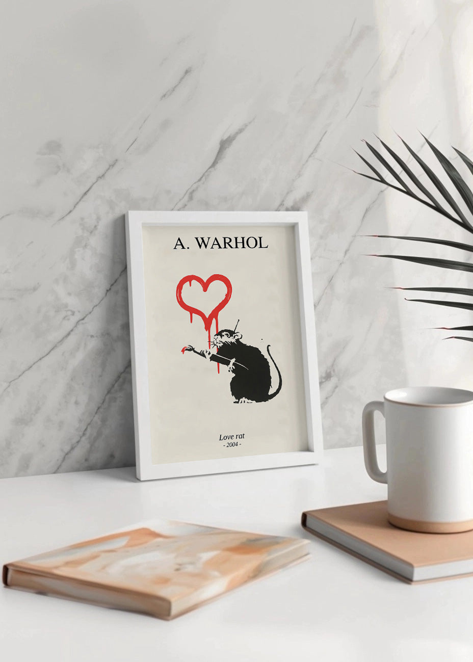 Cuadro Love rat (Andy Warhol)