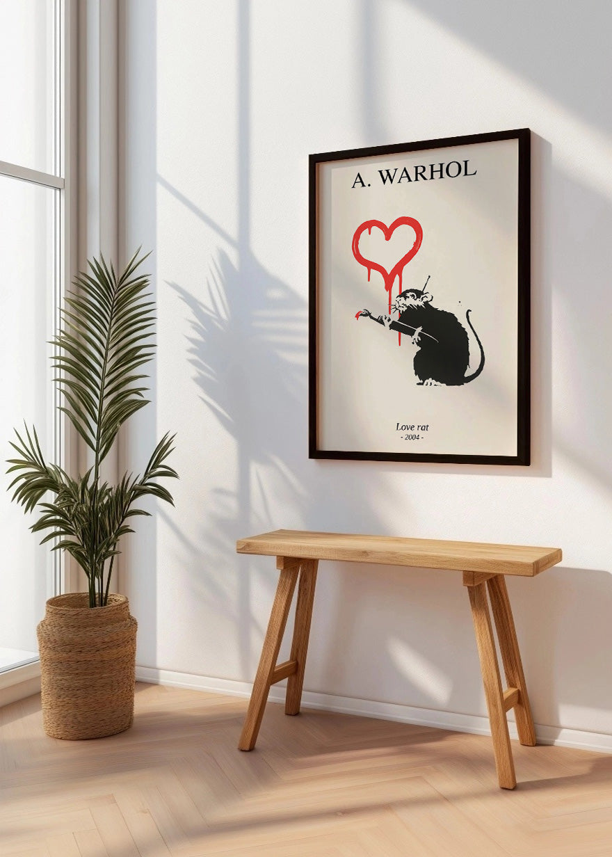 Cuadro Love rat (Andy Warhol)