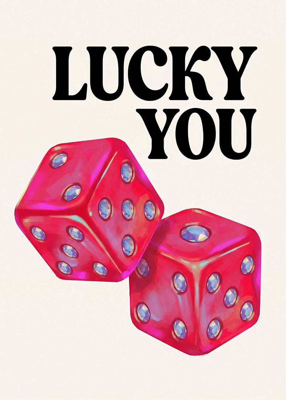 Cuadro Lucky you dados