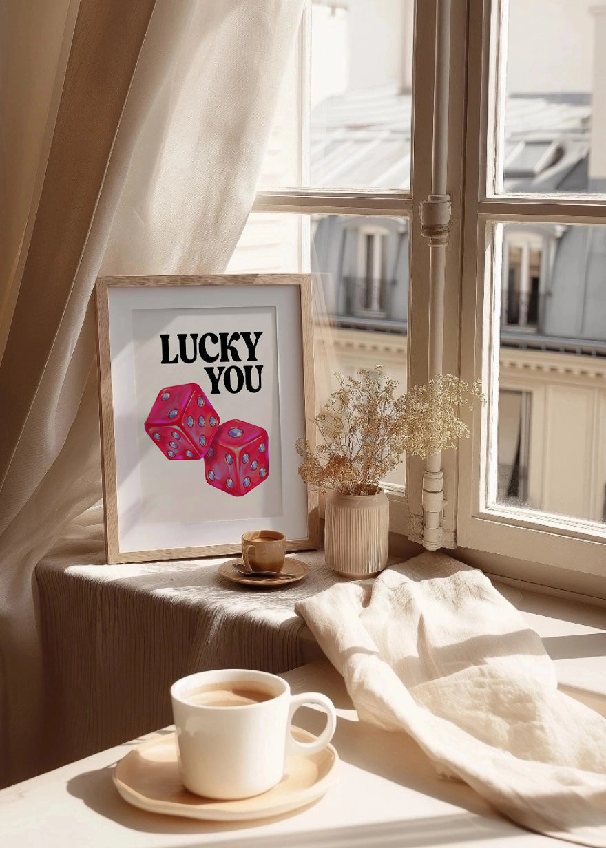 Cuadro Lucky you dados