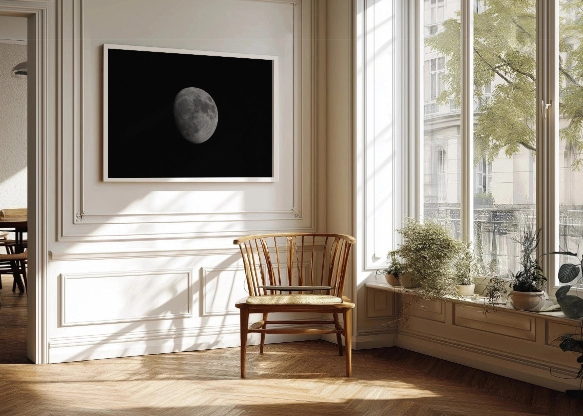 Cuadro ​Luna al detalle