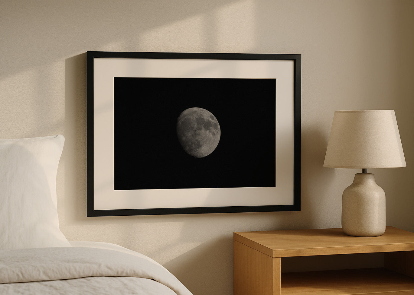 Cuadro ​Luna al detalle