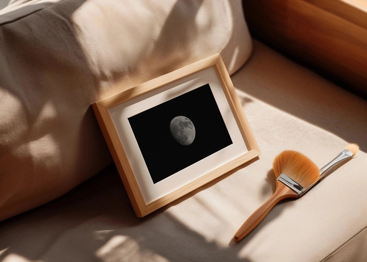 Cuadro ​Luna al detalle