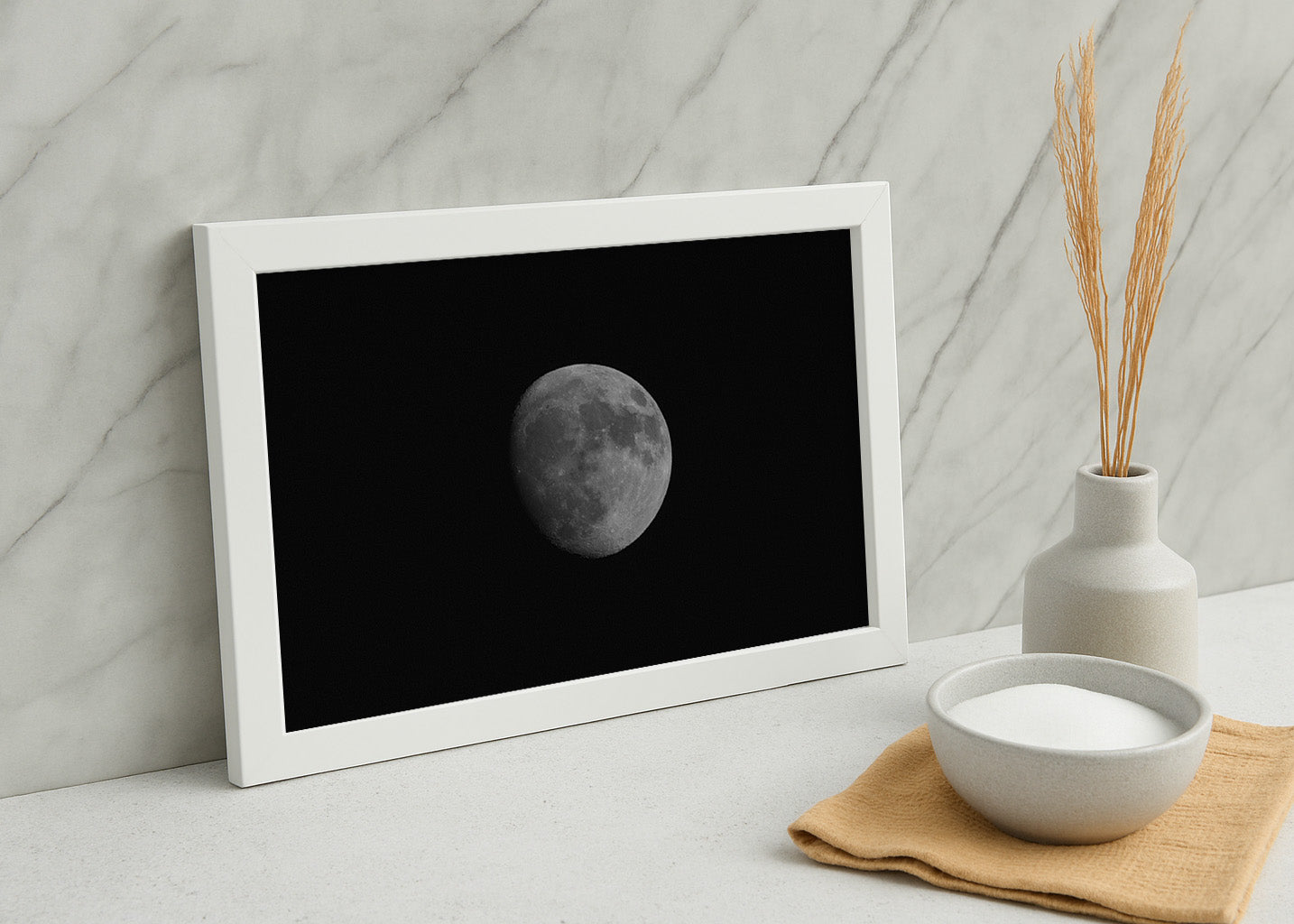 Cuadro ​Luna al detalle