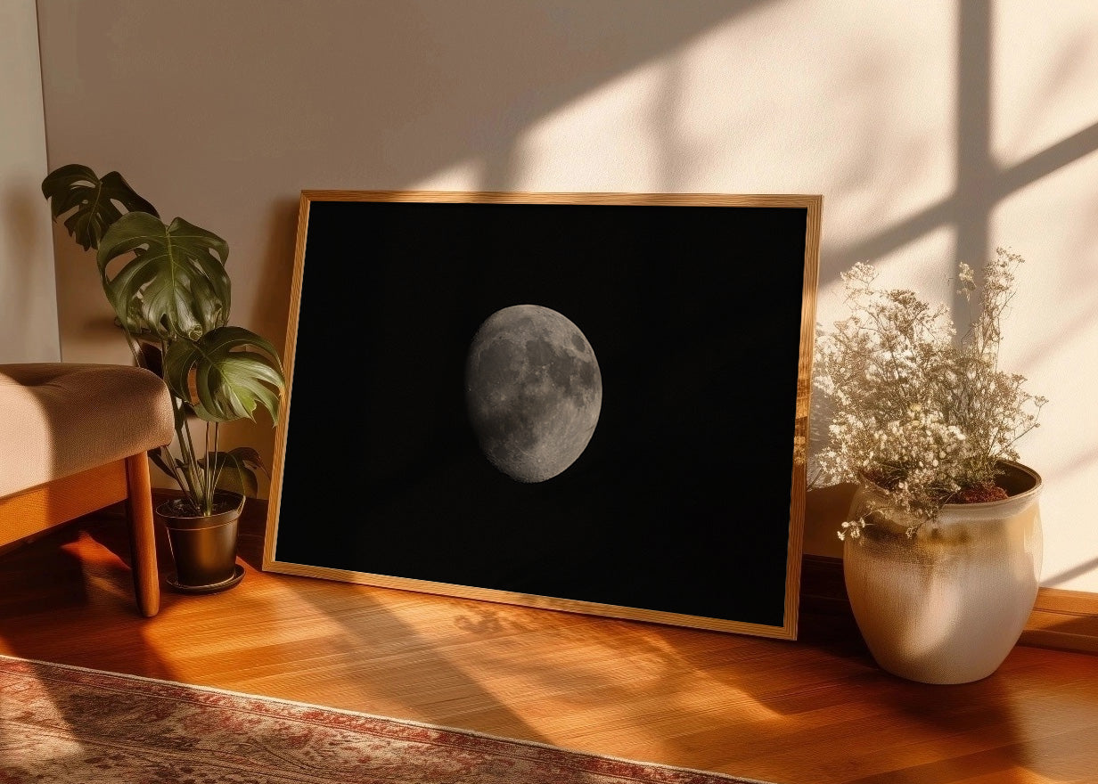 Cuadro ​Luna al detalle