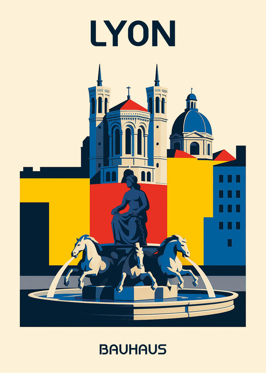 Cuadro Lyon Poster Bauhaus