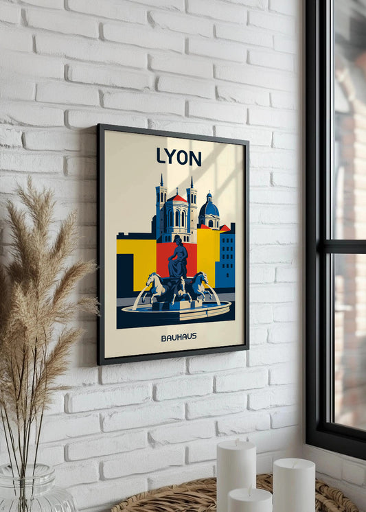 Cuadro Lyon Poster Bauhaus