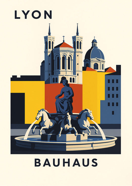 Cuadro Lyon Poster Bauhaus