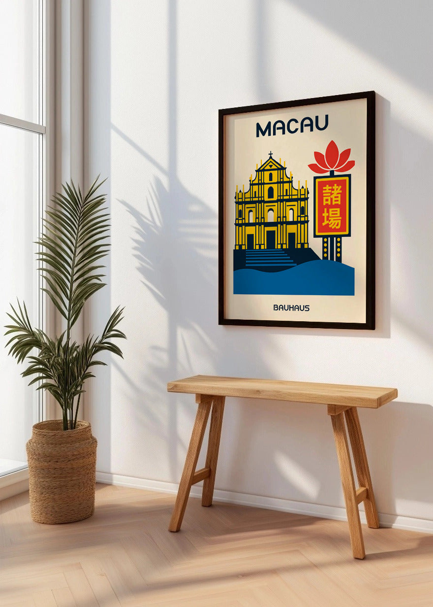 Cuadro Macau Poster Bauhaus