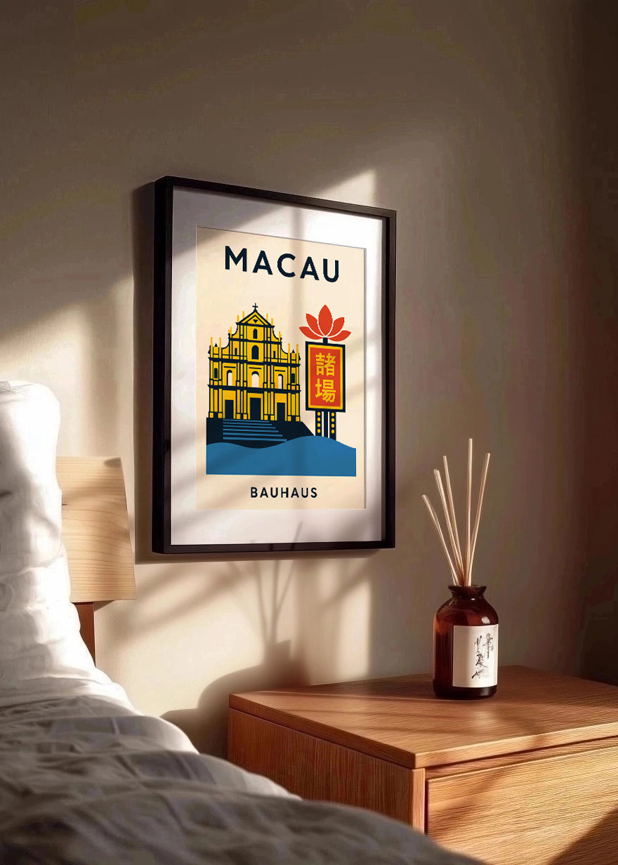Cuadro Macau Poster Bauhaus