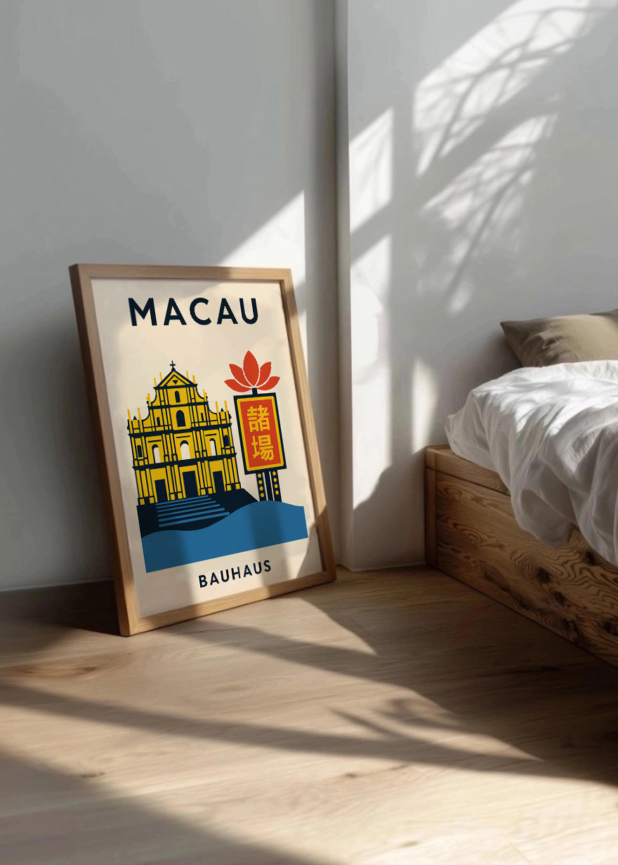 Cuadro Macau Poster Bauhaus