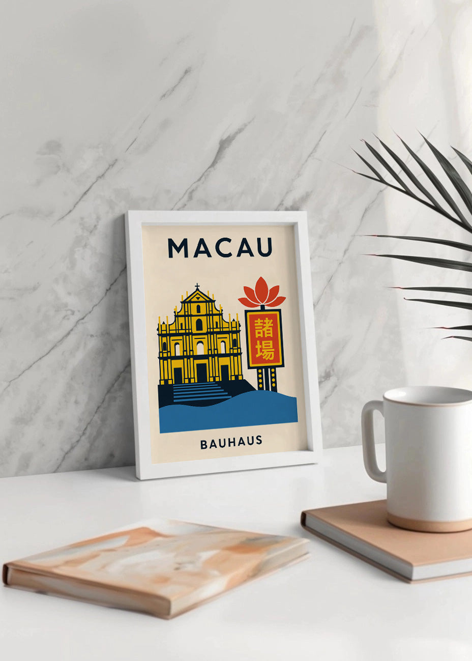 Cuadro Macau Poster Bauhaus