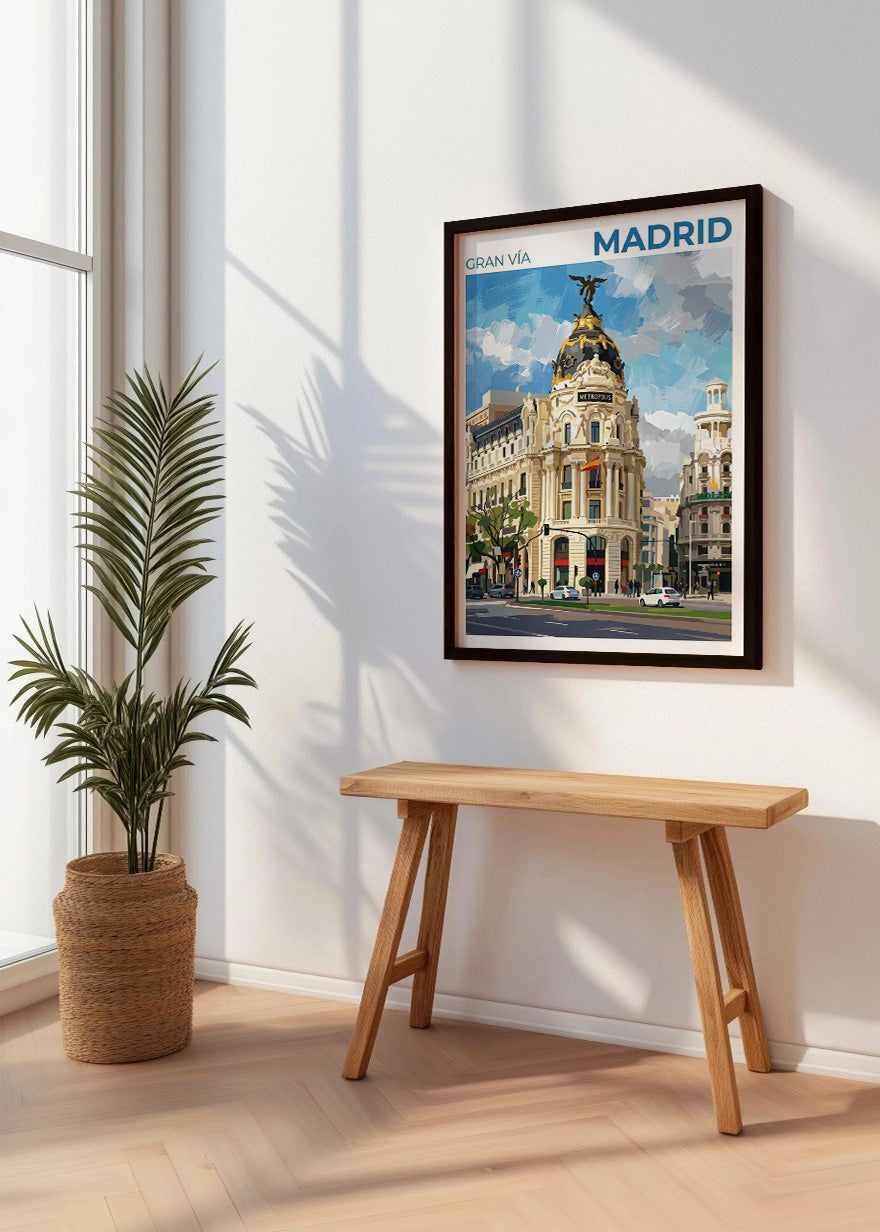 Cuadro Madrid Metrópolis en Gran Vía - Grouche