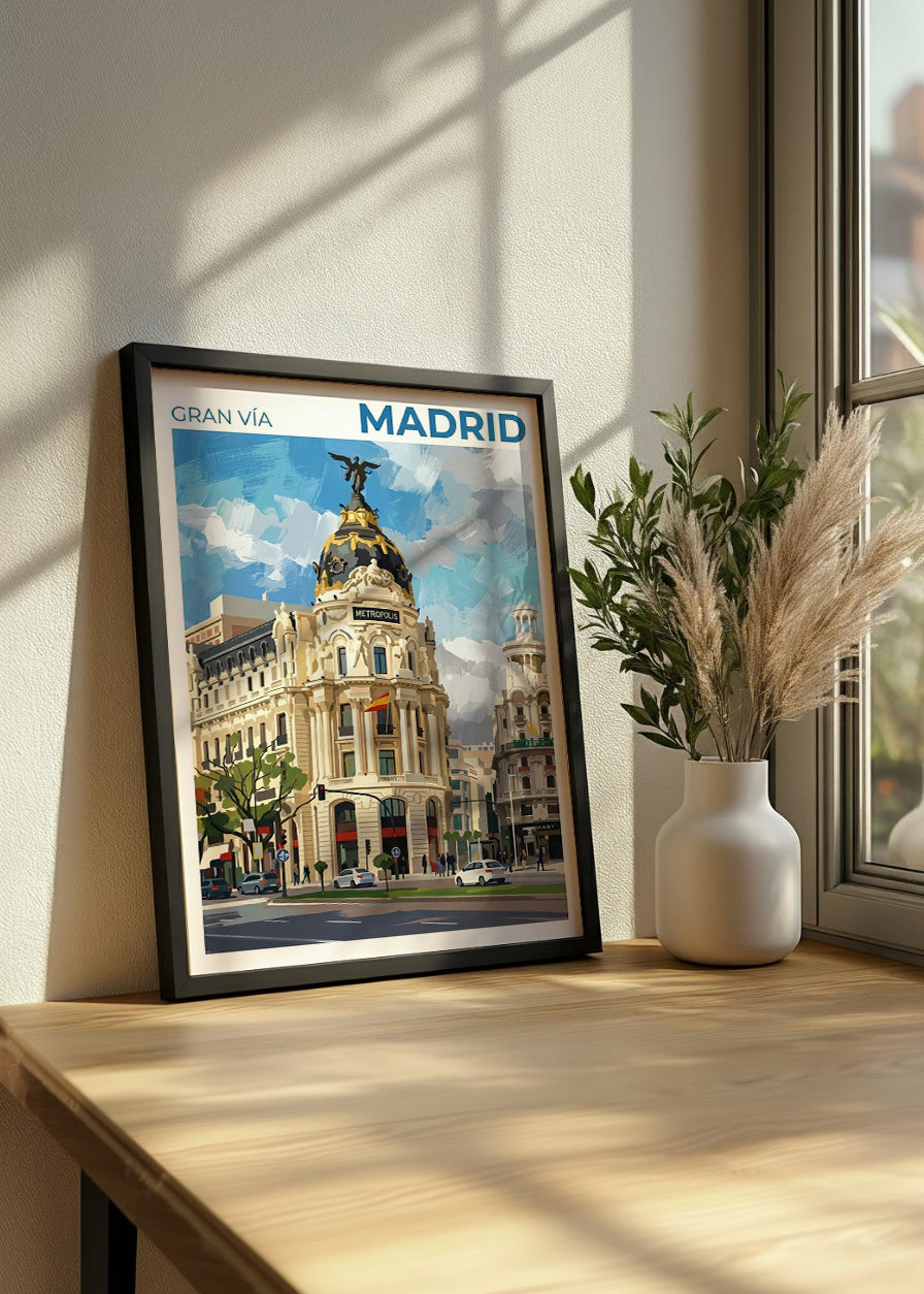 Cuadro Madrid Metrópolis en Gran Vía - Grouche