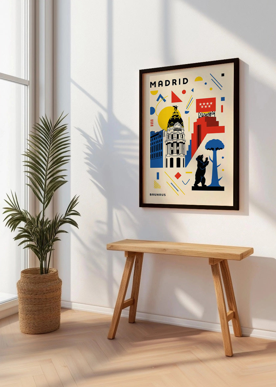 Cuadro Madrid Poster Bauhaus