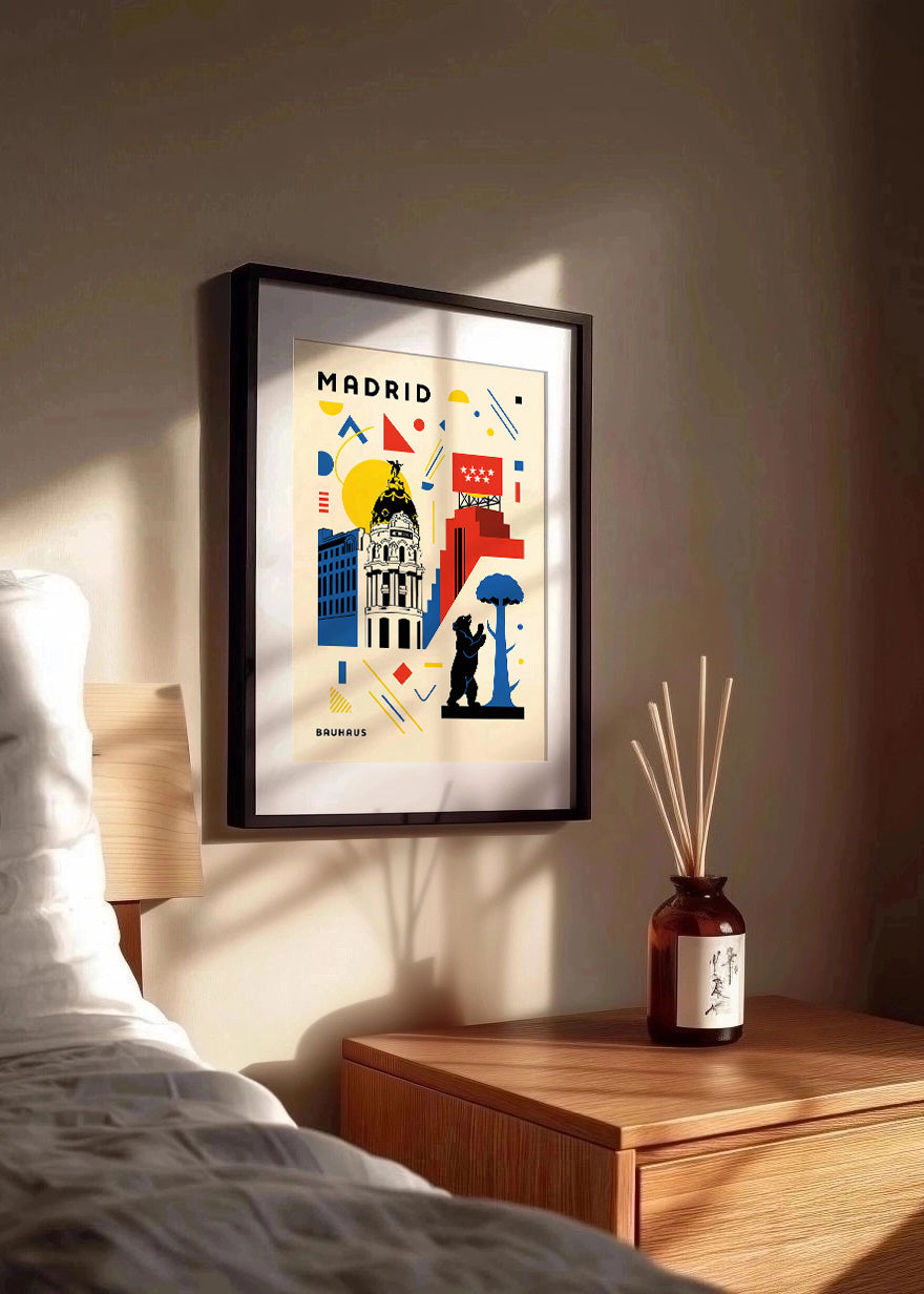 Cuadro Madrid Poster Bauhaus
