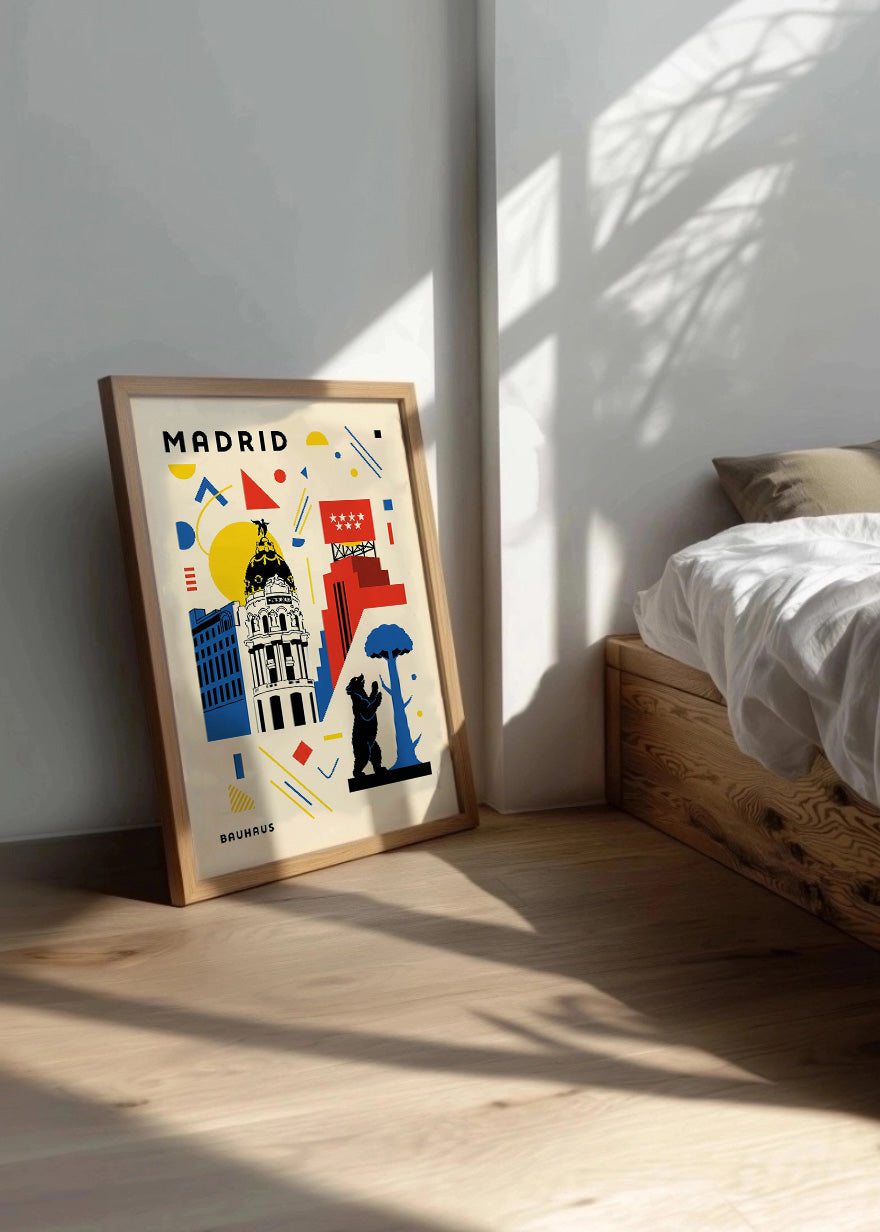 Cuadro Madrid Poster Bauhaus