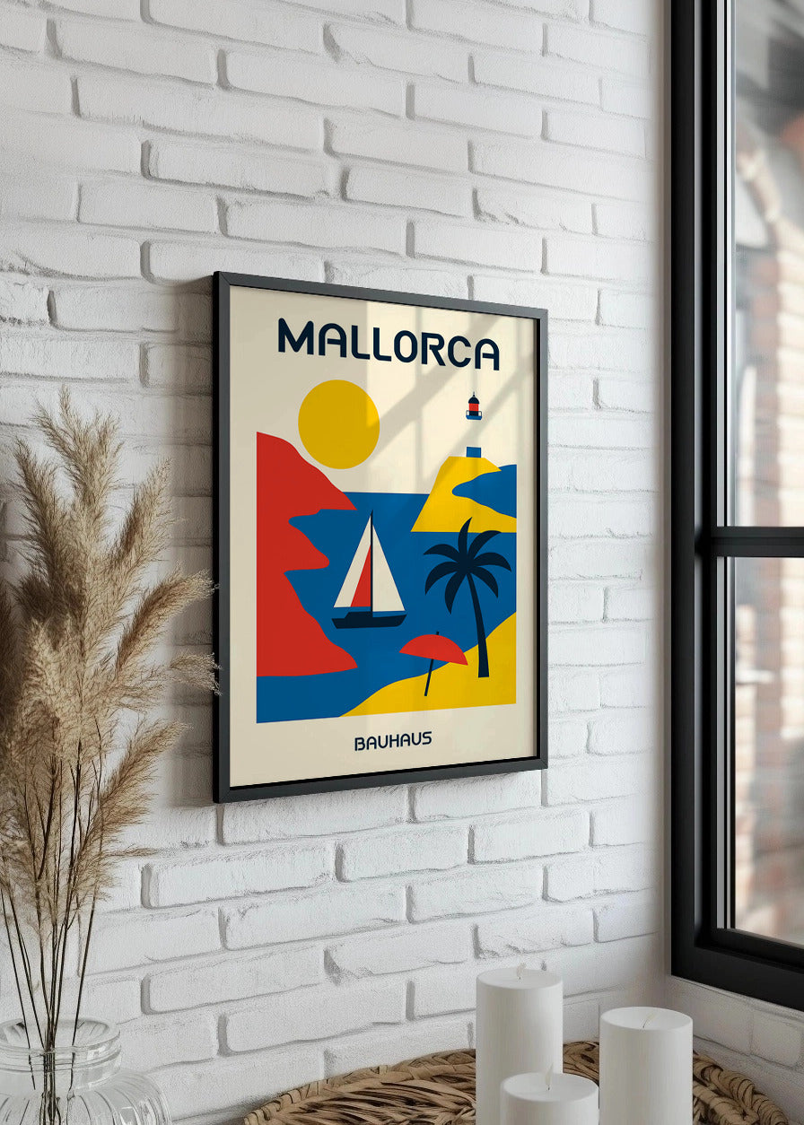 Cuadro Mallorca Poster Bauhaus