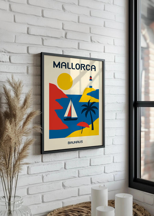 Cuadro Mallorca Poster Bauhaus