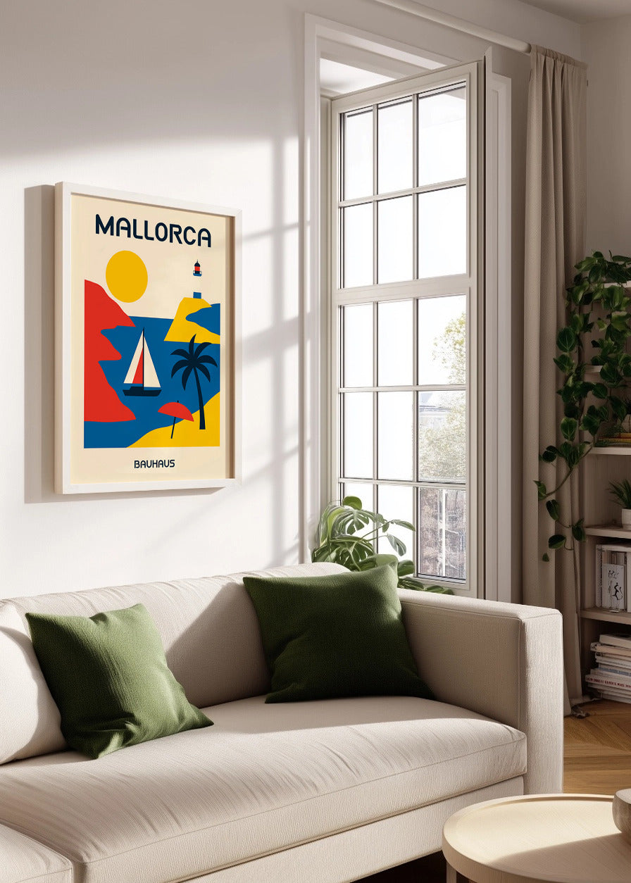 Cuadro Mallorca Poster Bauhaus