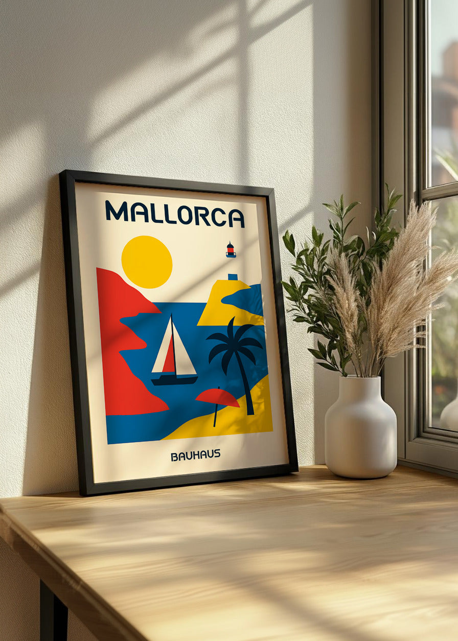 Cuadro Mallorca Poster Bauhaus