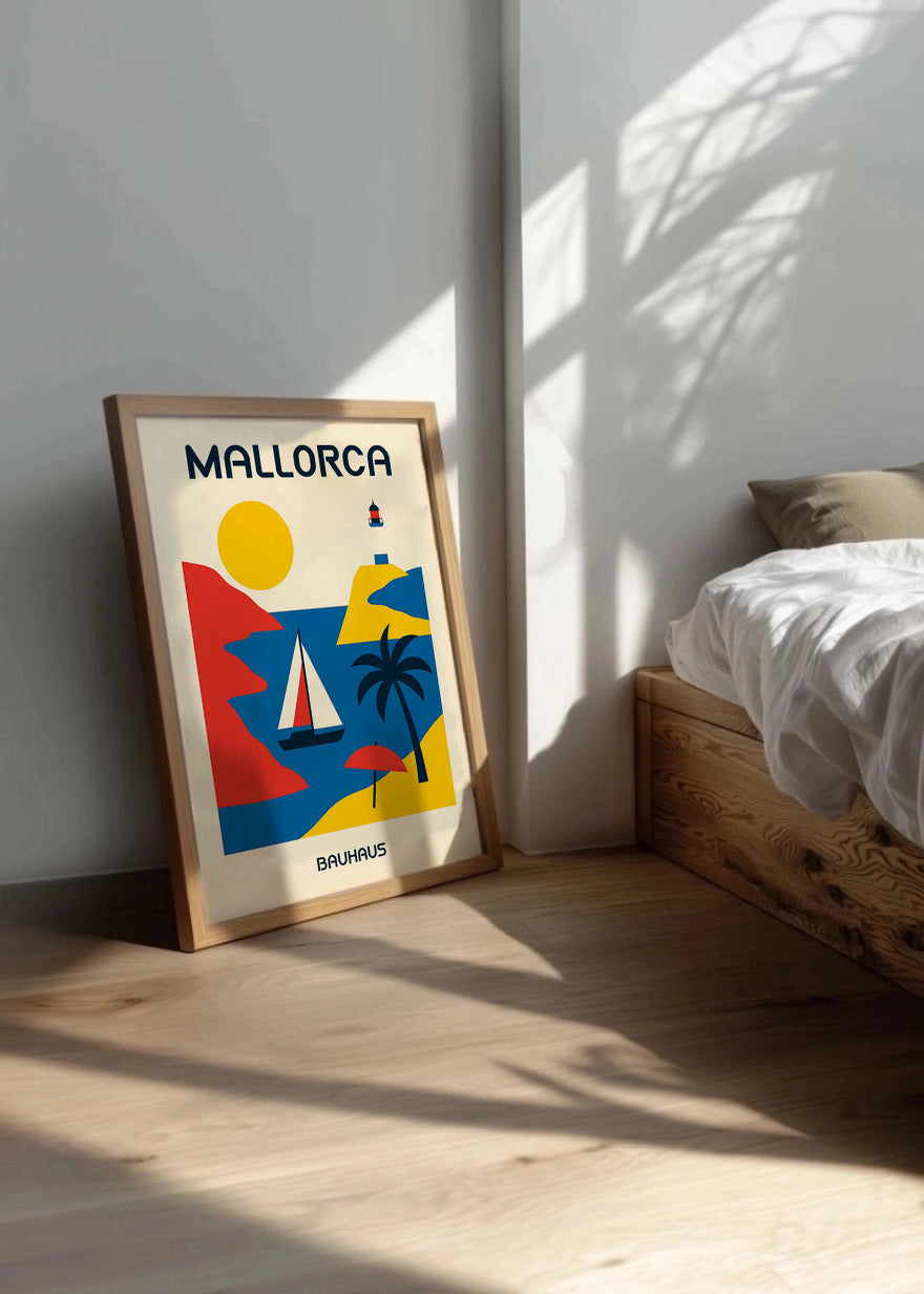 Cuadro Mallorca Poster Bauhaus