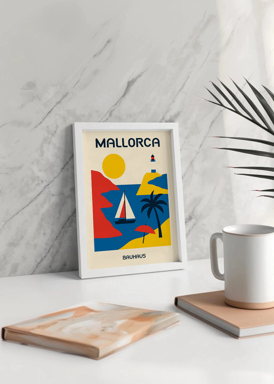 Cuadro Mallorca Poster Bauhaus