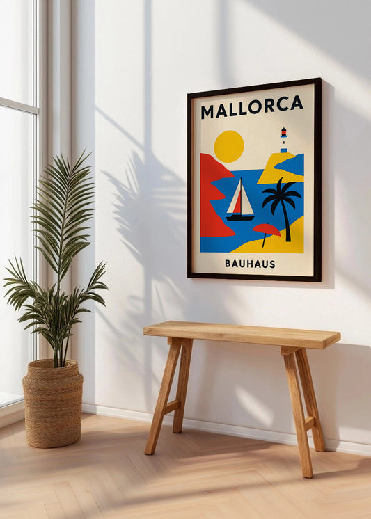 Cuadro Mallorca Poster Bauhaus