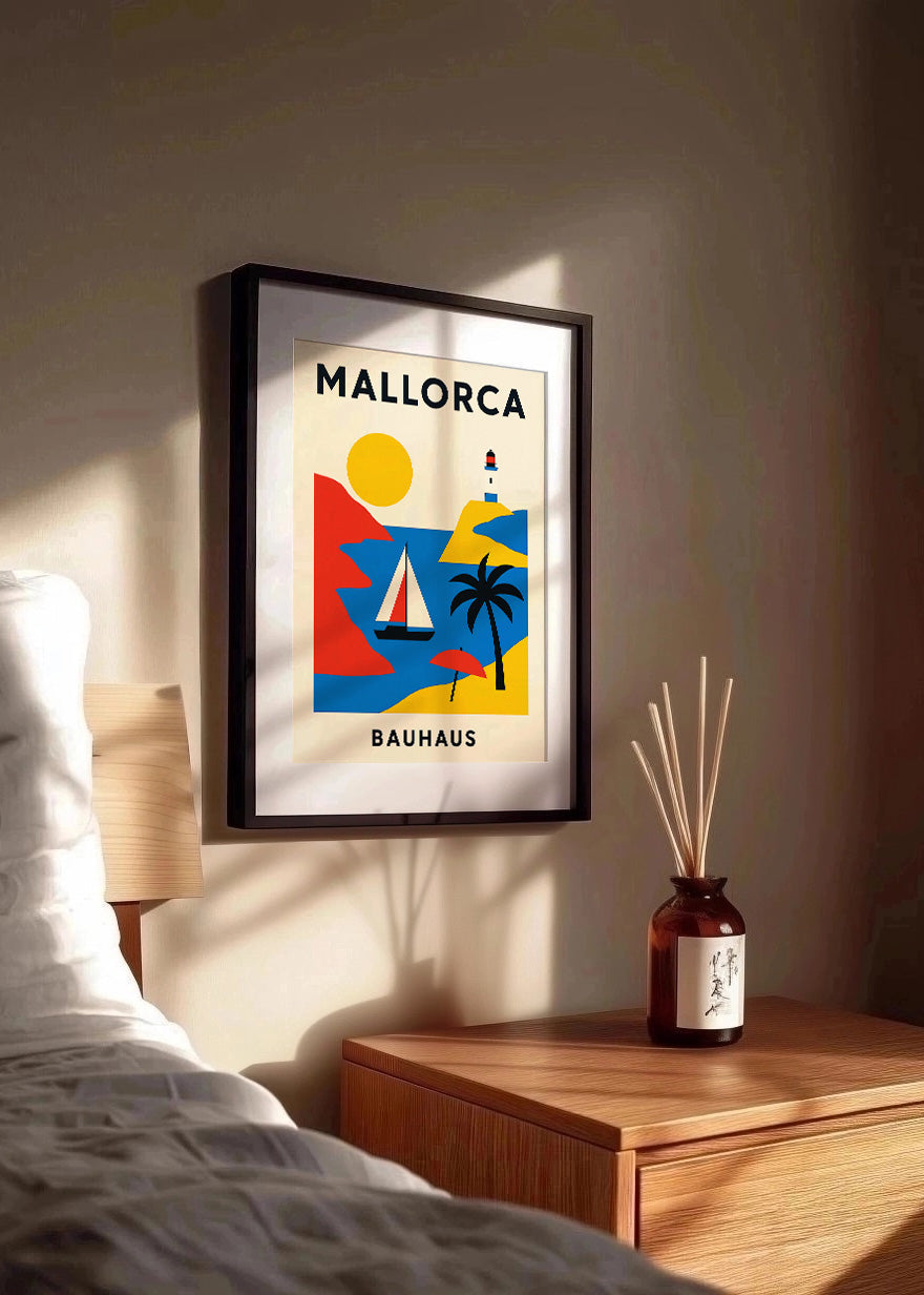 Cuadro Mallorca Poster Bauhaus
