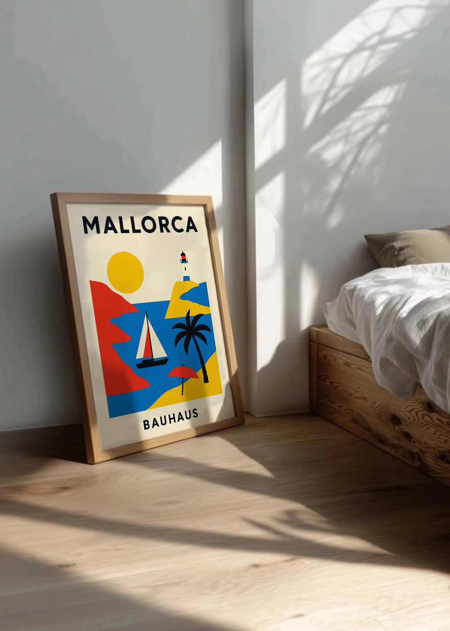 Cuadro Mallorca Poster Bauhaus