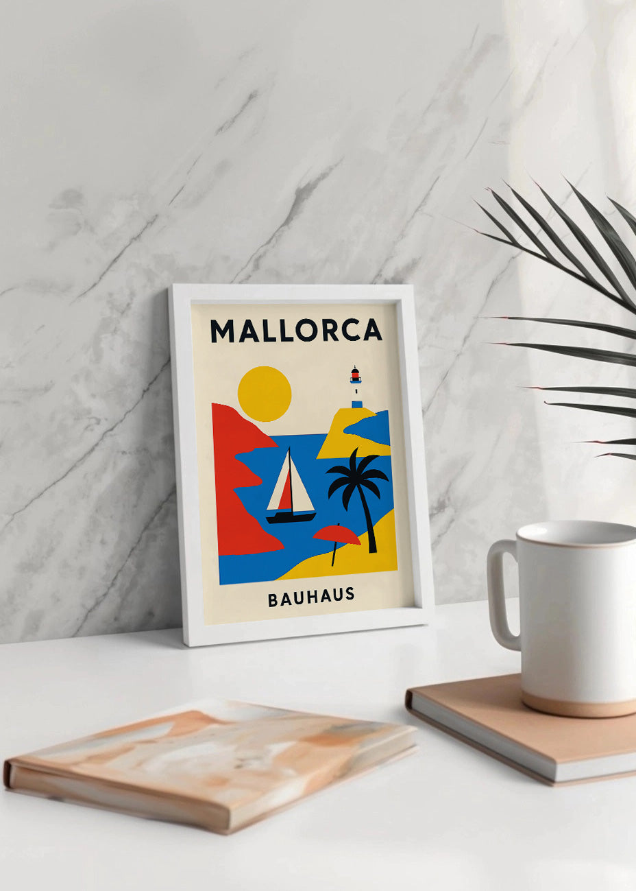 Cuadro Mallorca Poster Bauhaus