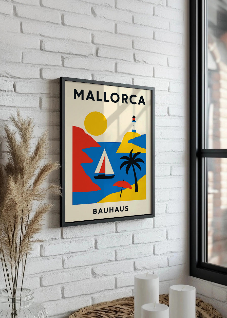 Cuadro Mallorca Poster Bauhaus