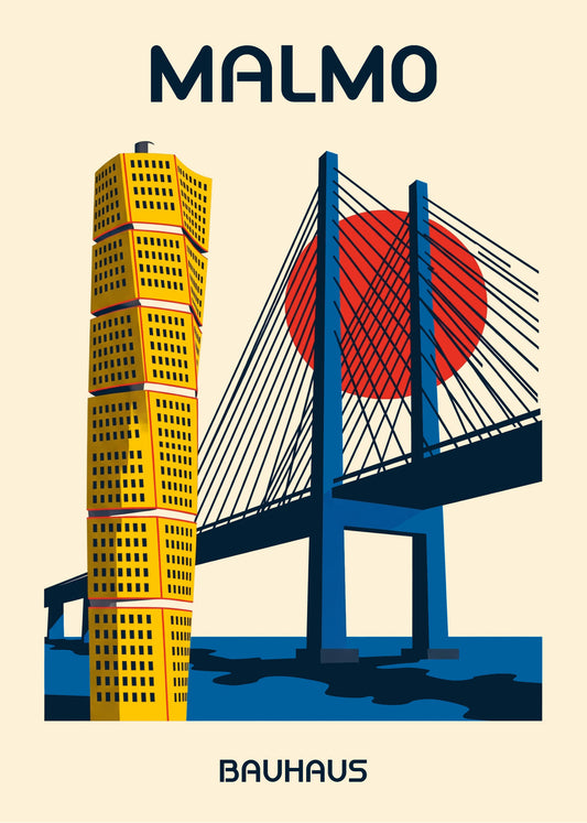 Cuadro Malmo Poster Bauhaus