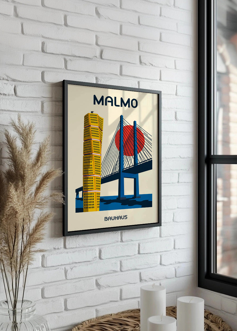 Cuadro Malmo Poster Bauhaus