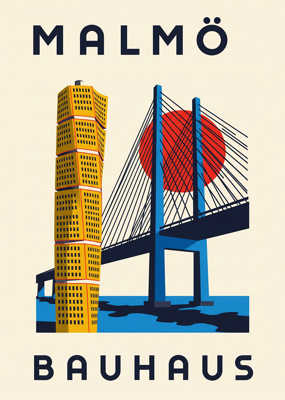Cuadro Malmo Poster Bauhaus