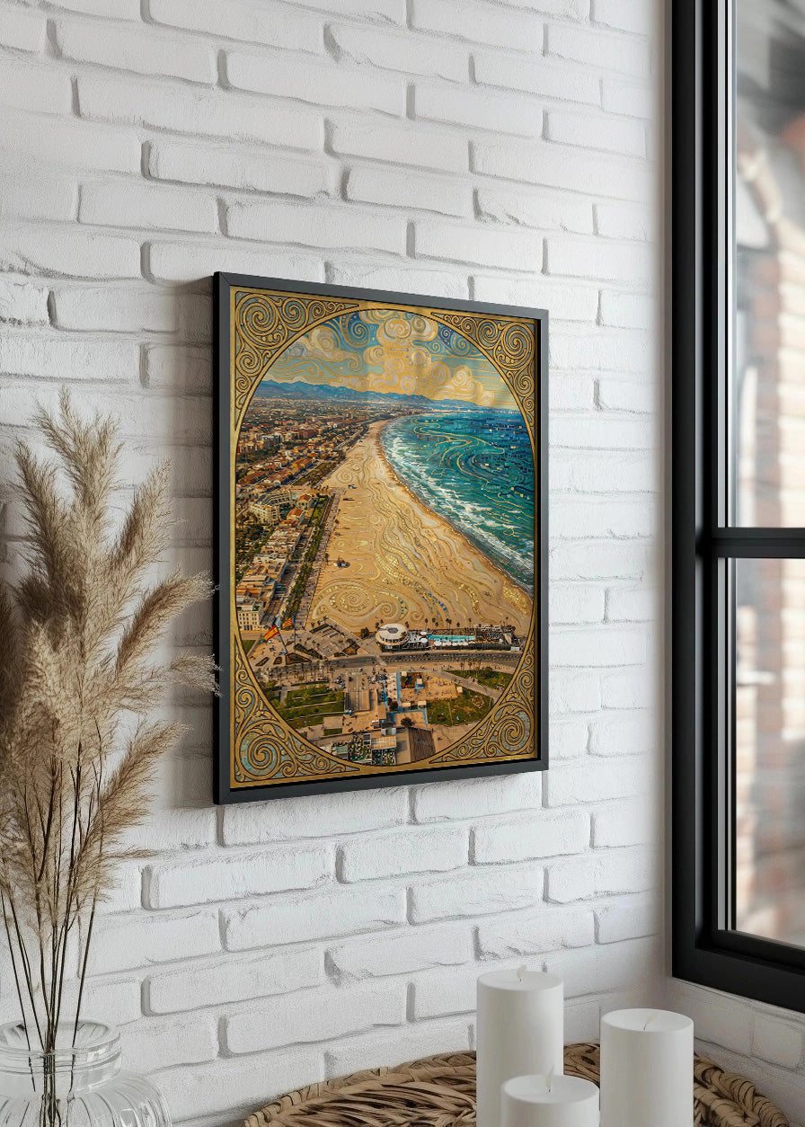 Cuadro Malvarrosa de Valencia - Klimt