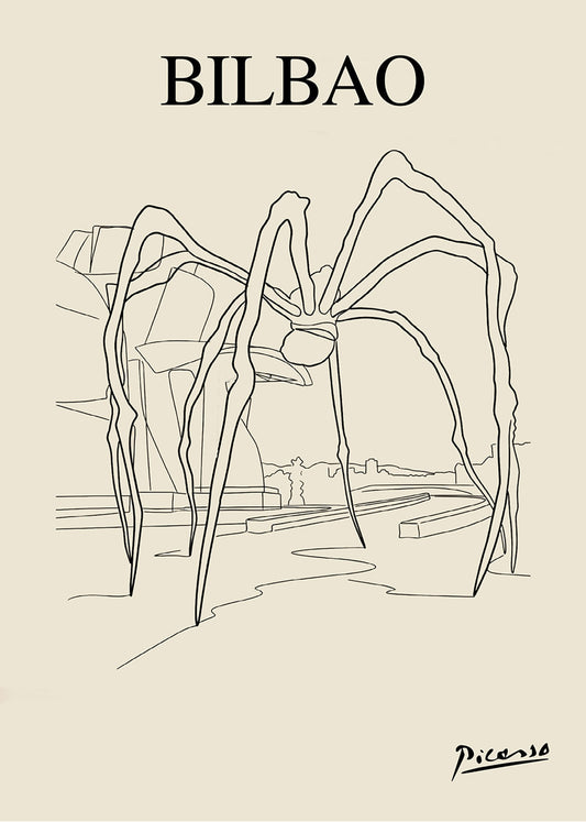 Araignée Maman Guggenheim style Picasso
