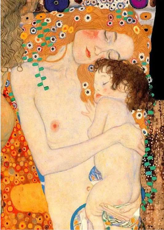 Cuadro Mama e hija (Gustav Klimt)