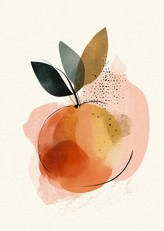Cuadro Mandarina ilustración