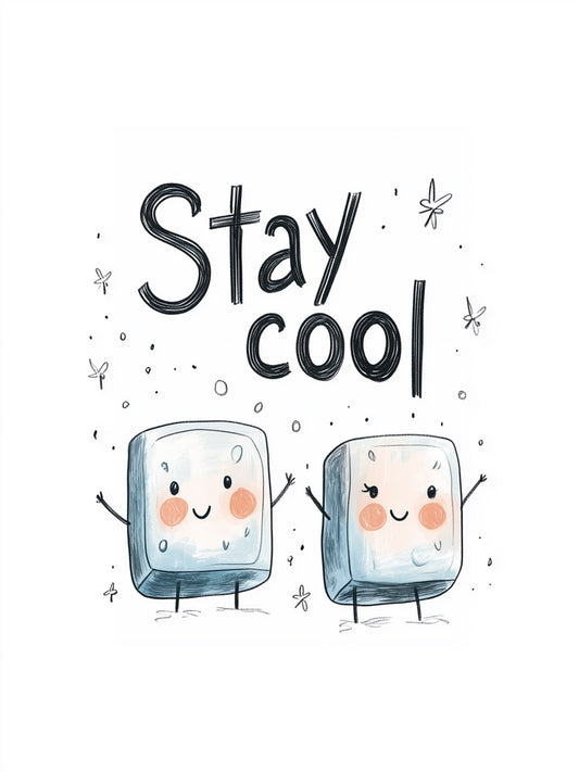 Cuadro de ​Stay cool - cubitos de hielo - Fine Artic