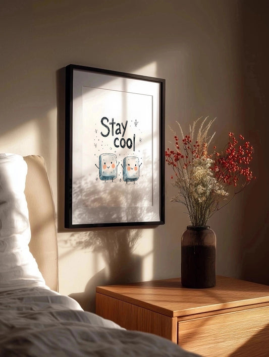 Cuadro de ​Stay cool - cubitos de hielo - Fine Artic