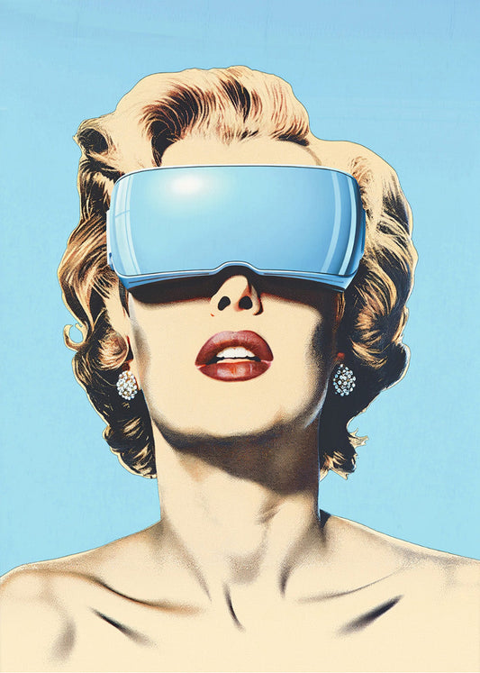 Cuadro Marilyn de realidas virtual