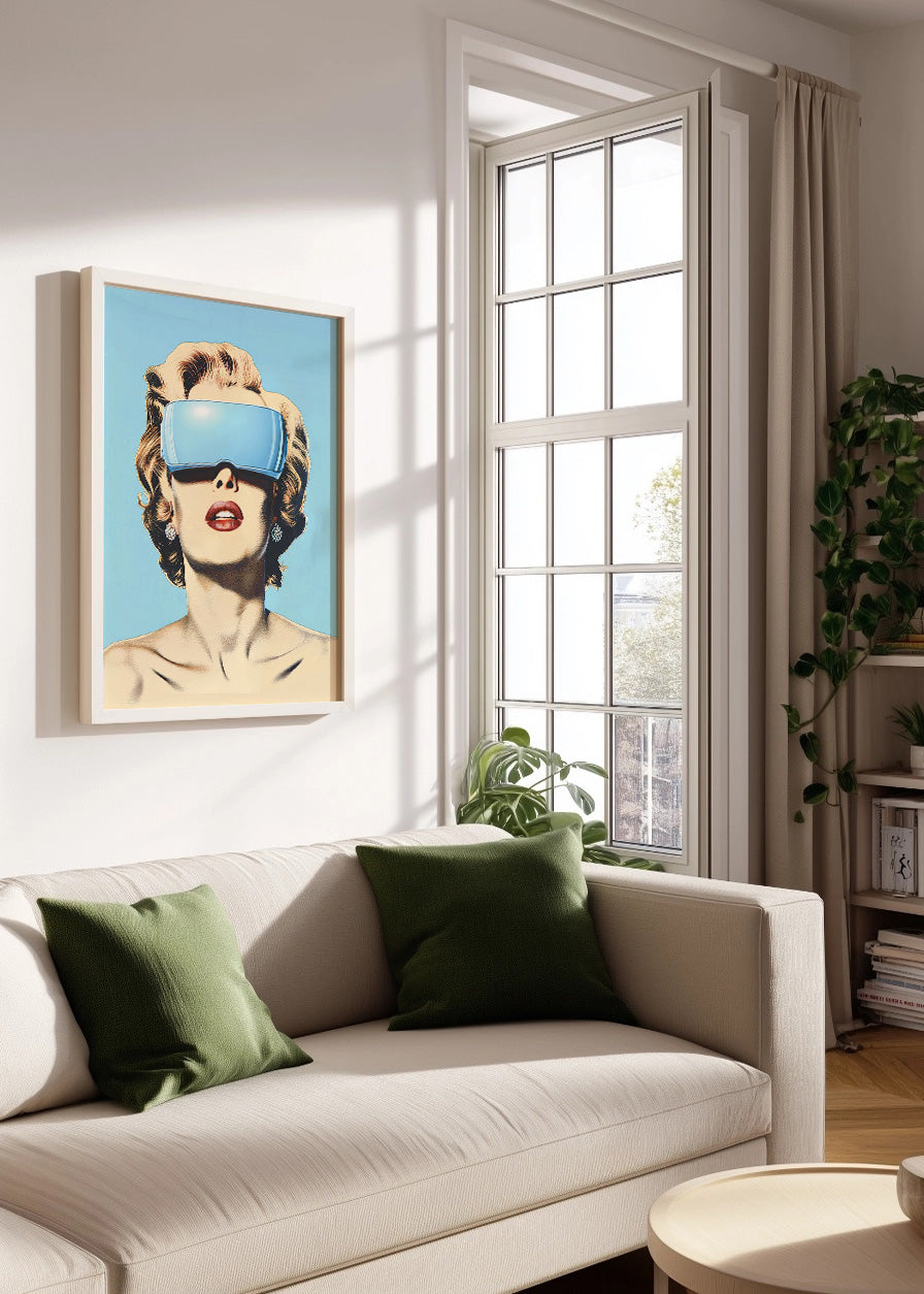 Cuadro Marilyn de realidas virtual