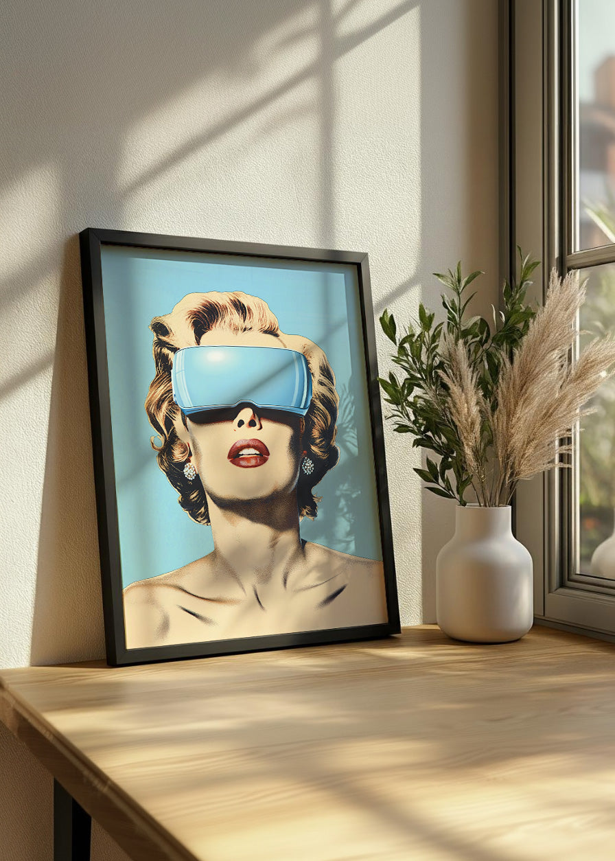 Cuadro Marilyn de realidas virtual