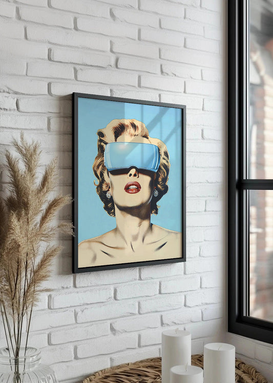 Cuadro Marilyn de realidas virtual