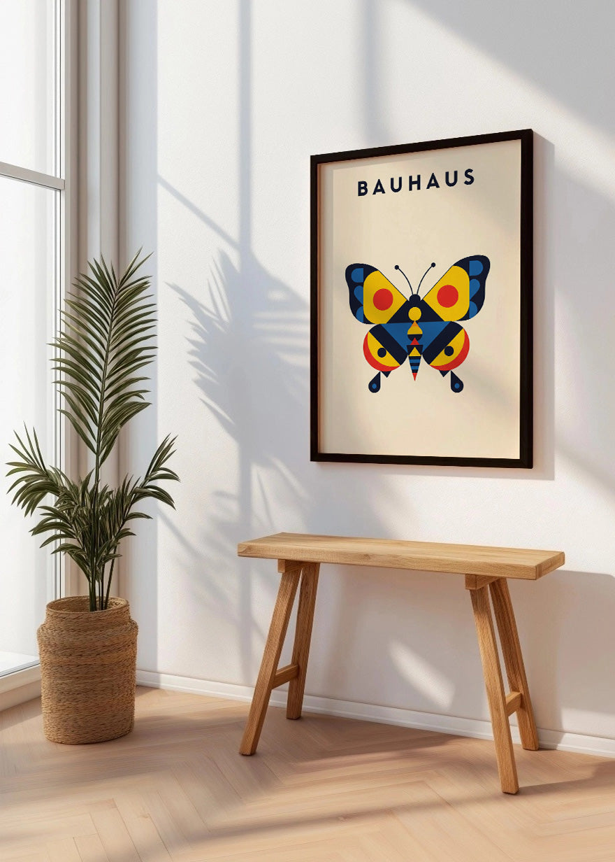 Cuadro Mariposa Bauhaus