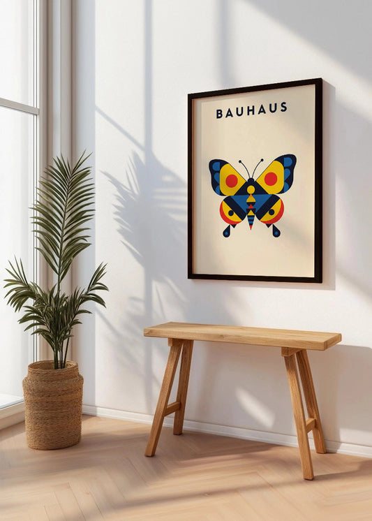 Cuadro Mariposa Bauhaus