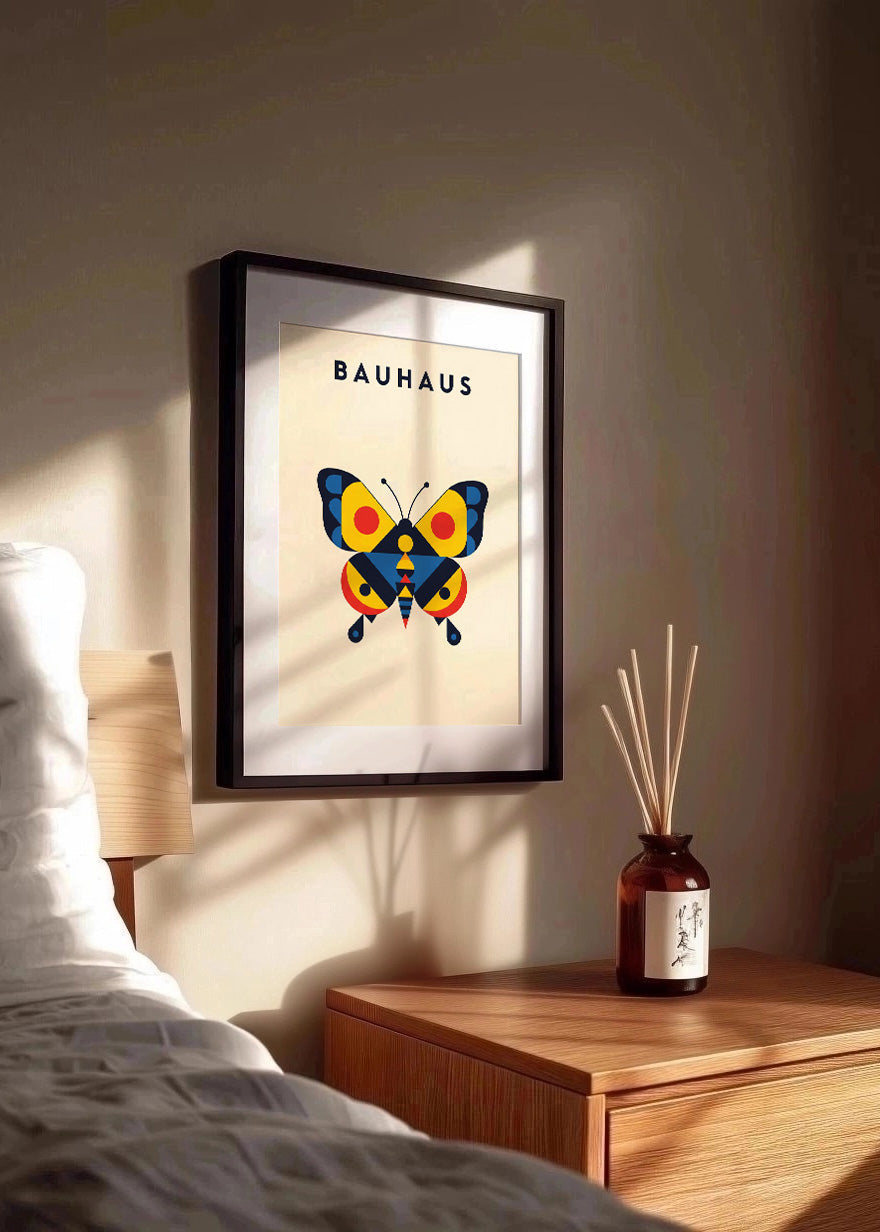Cuadro Mariposa Bauhaus