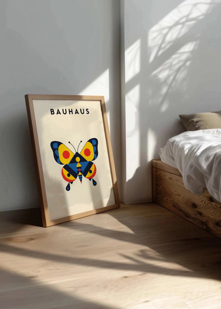 Cuadro Mariposa Bauhaus