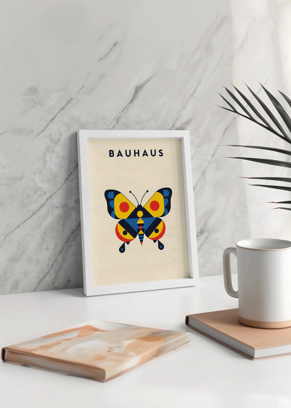 Cuadro Mariposa Bauhaus